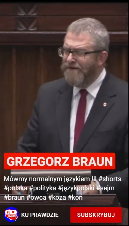 Grzegorz Braun - Mówmy normalnym językiem
