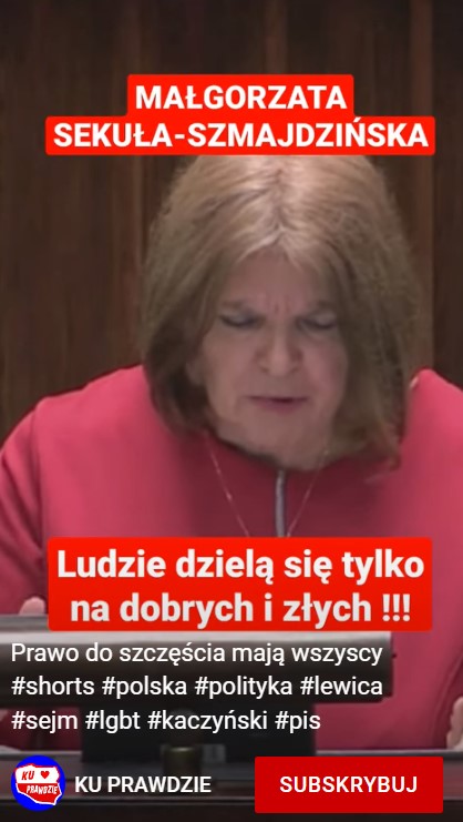 Małgorzata Sekuła-Szmajdzińska - Ludzie dzielą się