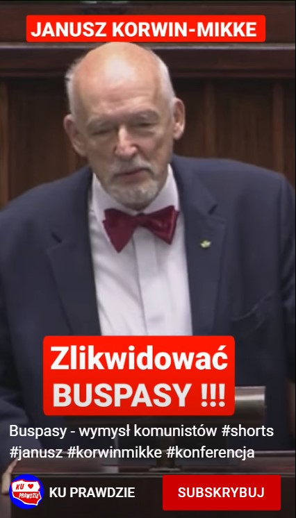 Janusz Korwin-Mikke - Buspasy do likwidacji - sh