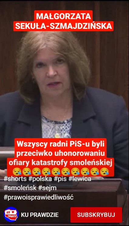 Małgorzata Sekuła-Szmajdzińska - Wszyscy radni PiS - short
