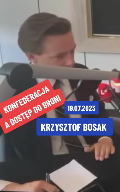 Krzysztof Bosak - Dostęp do broni