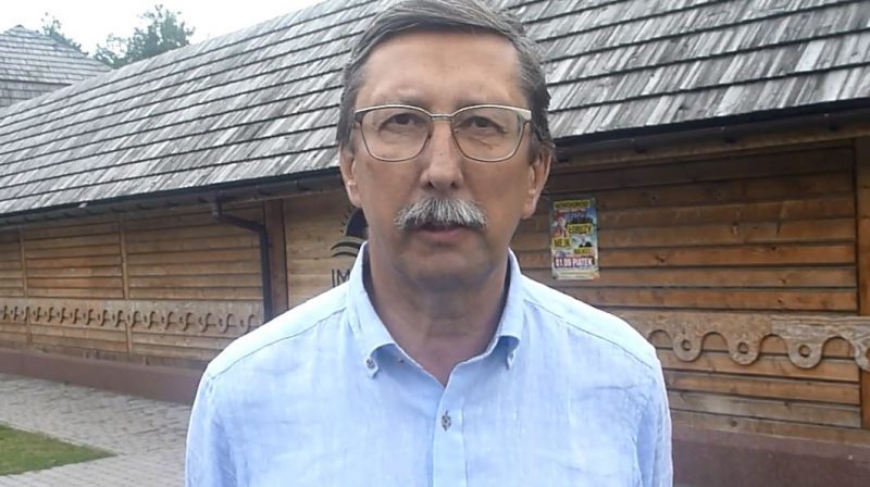 Jan Żaryn - Myszyniec, 27.08.2017 r. - fot. A. Adamowicz