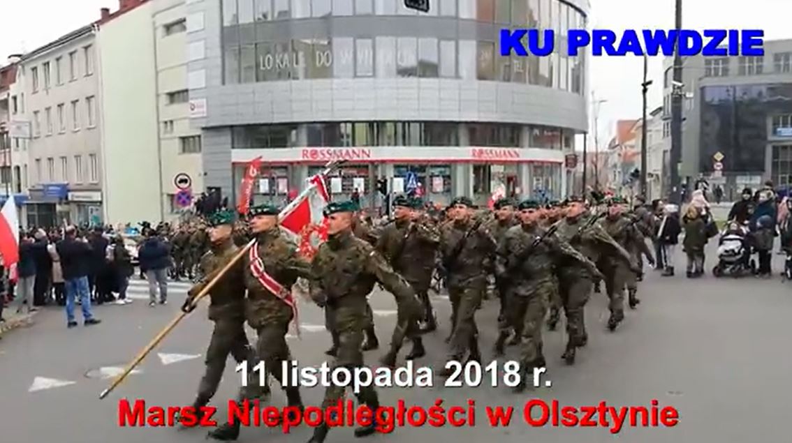 Marsz Niepodległości w Olsztynie