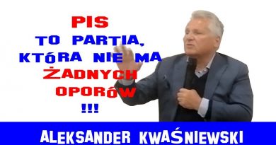 Aleksander Kwaśniewski - PiS to partia, która nie ma żadnych oporów