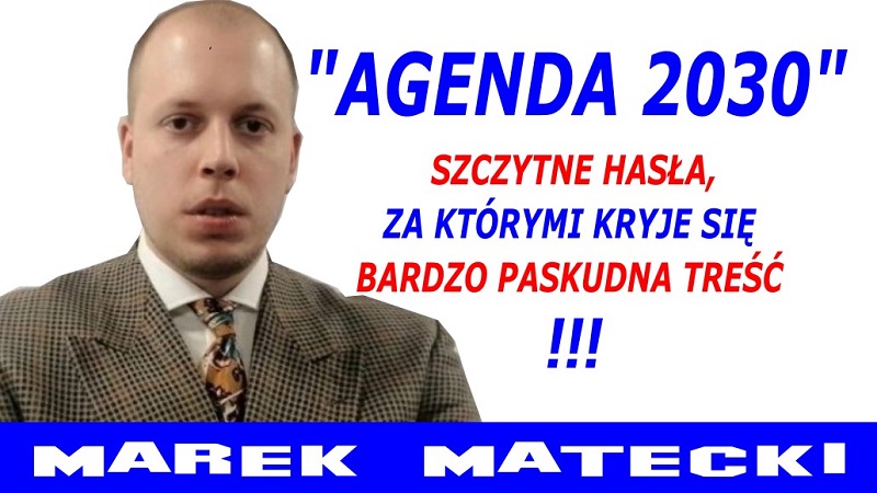 Marek Matecki - Agenda 2030