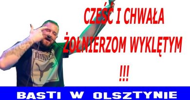 Basti w Olsztynie - Cześć i Chwała Żołnierzom Wyklętym