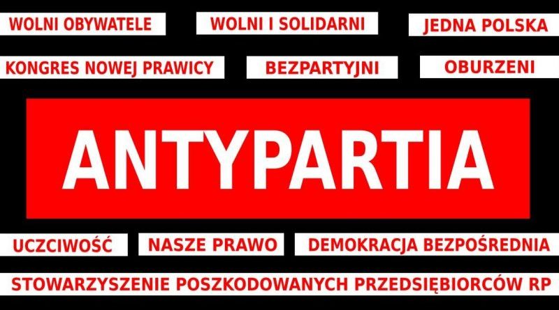 Antypartia - Nowa partia