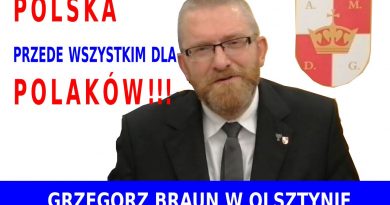 Grzegorz Braun w Olsztynie - Polska przede wszystkim dla Polaków