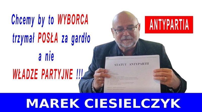 Marek Ciesielczyk - Antypartia - 20.09.20