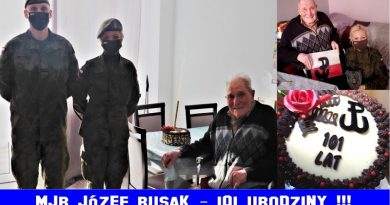 Mjr Józef Rusak - 101 urodziny