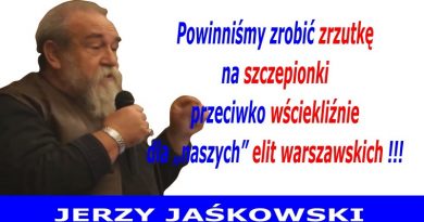Zrzutka na szczepionki - Jerzy Jaśkowski