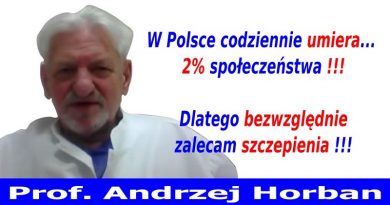 Andrzej Horban - Bezwzględnie zalecam szczepienia