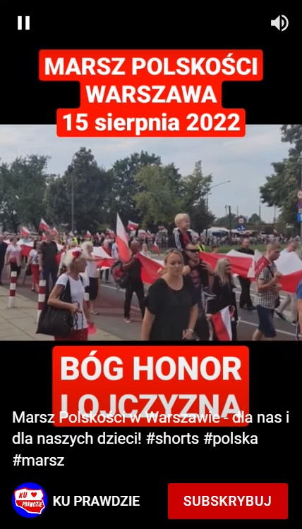 Marsz Polskości - Bóg Honor i Ojczyzna