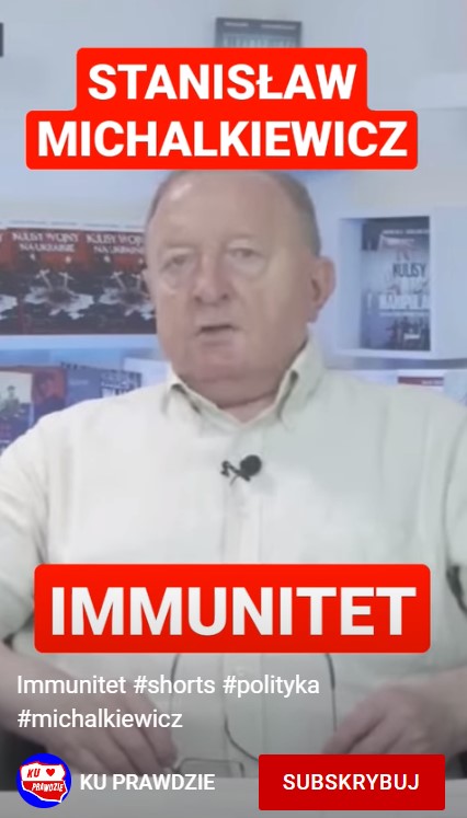 Stanisław Michalkiewicz - Immunitet