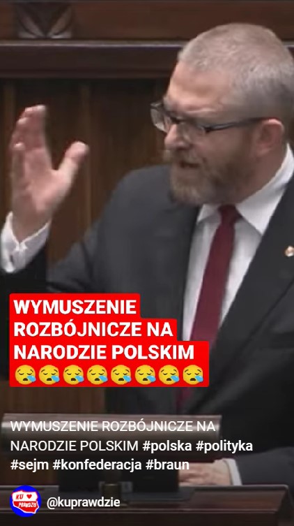 Grzegorz Braun - Wymuszenie rozbójnicze na narodzie polskim
