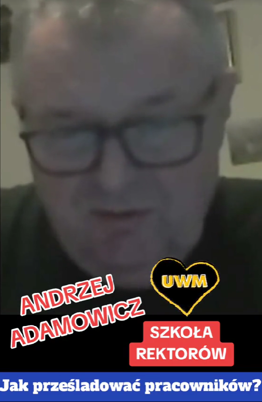 Andrzej Adamowicz - Szkoła rektorów