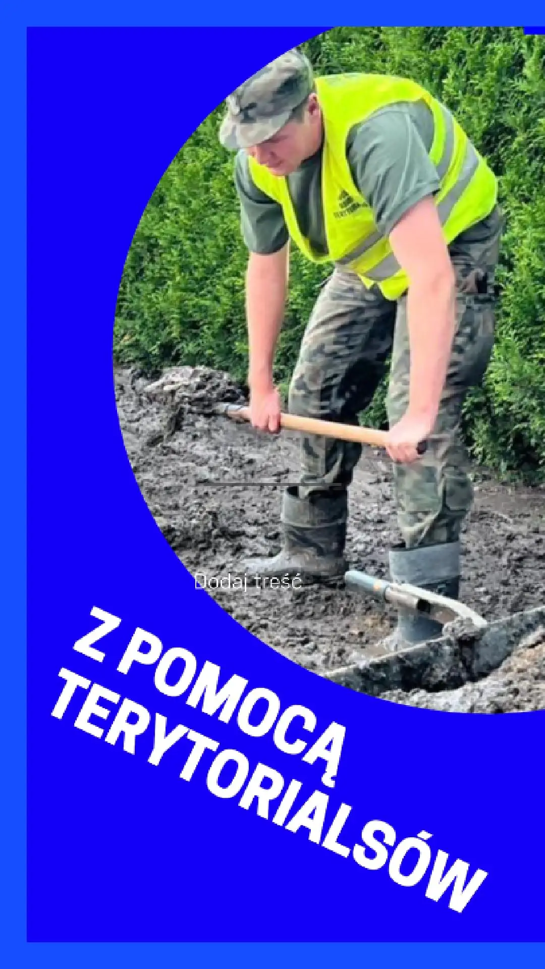 Terytorialsi ruszyli z pomocą powodzianom